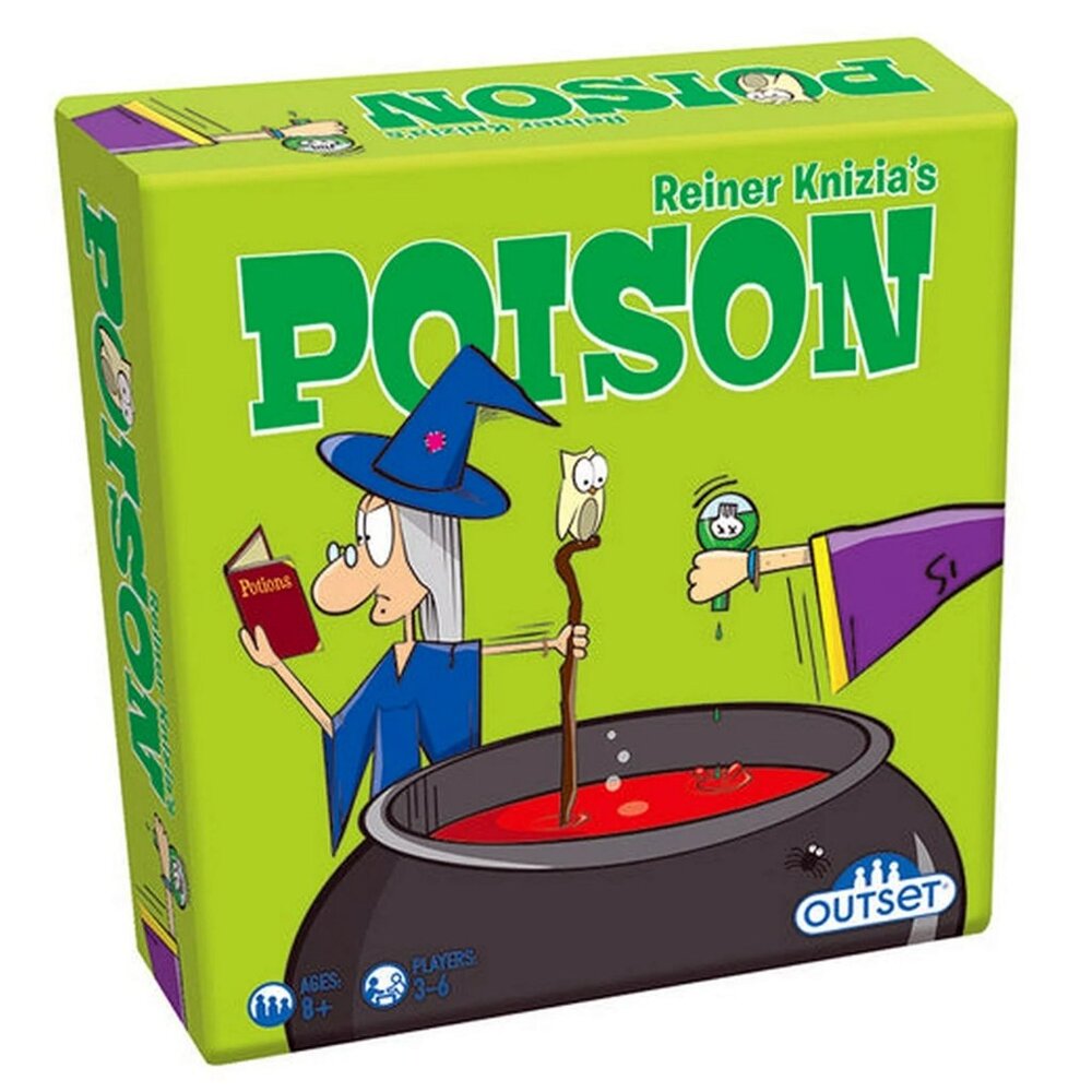 3/55❤️new sealed Reiner Knizia's POISON card game👑🛡️Ages 8+ 👑🛡️Outset Media